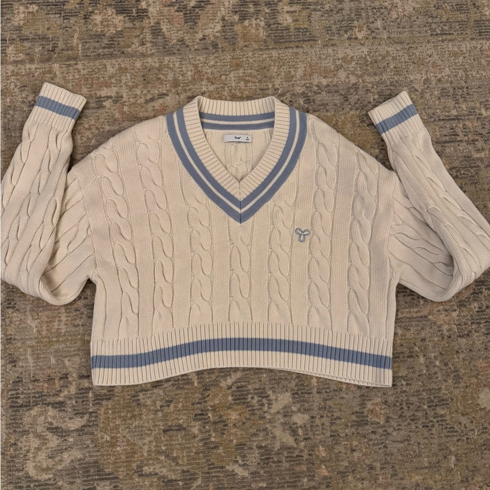 Aritzia TNA Clay Cropped Sweater - Size S